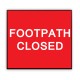 Footpath Closed Plate 600mm x 450mm